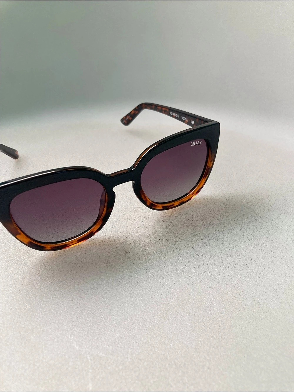 QUAY Noosa Polarized Sunglasses Brown & Black